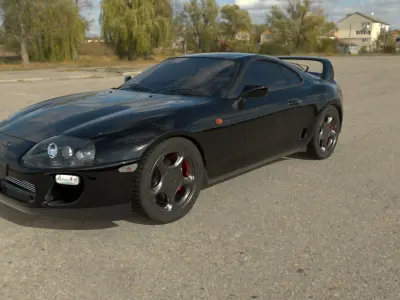 Supra MK4 3D model Free 3D model