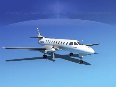 Swearingen SA226 Metroliner AeroNova 3D model