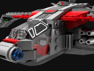 Lego Captain Marvel 3D model