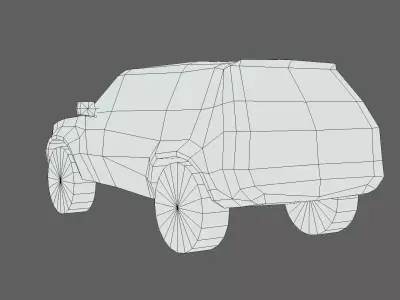 Classic Off-road SUV 3D model