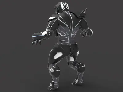 Mech Soldier 3D Printable 3D print model