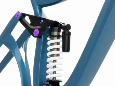 Downhill frame Giant Glory 3D model