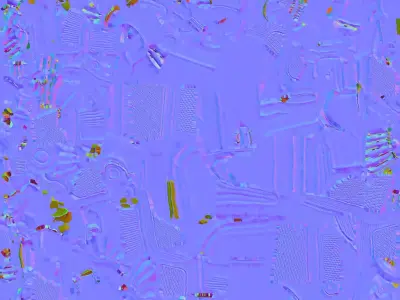 Brown Pistol 3D model