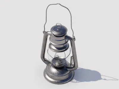 Lantern 02 Low-poly 3D model