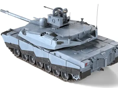 5 Military Vehicles Collection v17 Low-poly 3D model