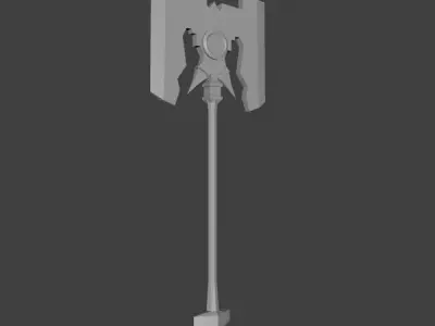 Troll axe Low-poly 3D model purchase