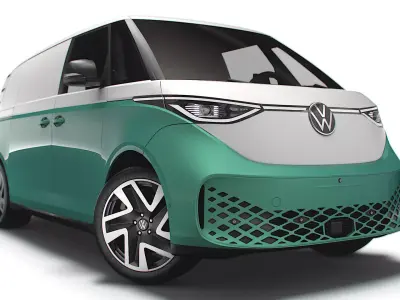 Volkswagen ID Buzz Cargo LWB 2023 3D model