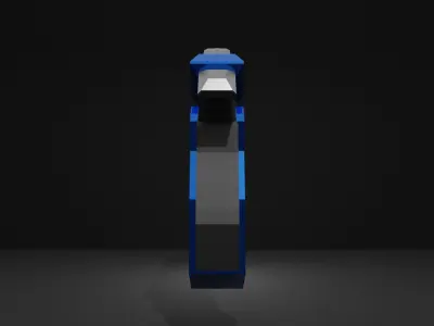Pistol Low-poly 3D model buy