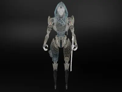Apex Legends - Ash Model Rigged 3D model