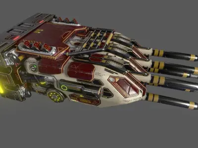 Imperial Spinal Assault Cannon 3D model