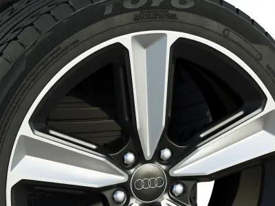 Audi wheels 3D model by zifir3d
