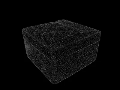 Anydrafts Foam box 02 Low-poly 3D model