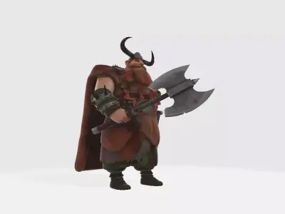 How to Train Your Dragon Stoico Pose 02 3D print model