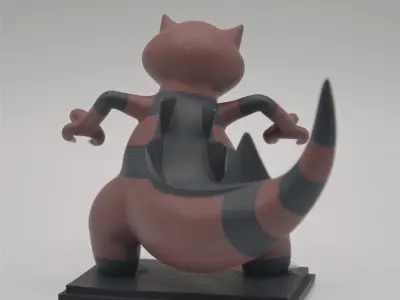 Krookodile - STL pokemon figurine 3D model
