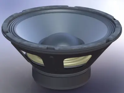 Eminence 15 inch woofer Free 3D model