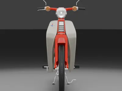 1969 - Honda C70 or Cub 70 3D model