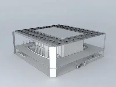 Two World Trade Center Lobby Free 3D model