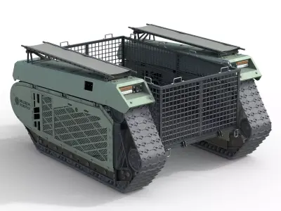 Themis Robotic Cargo Low-poly 3D model