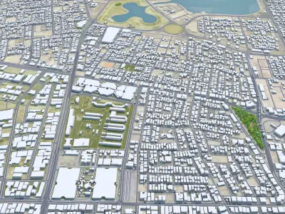 Dammam City Saudi Arabia 3D model