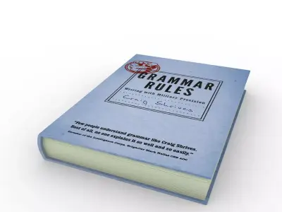 Grammar Rules Book 3D model