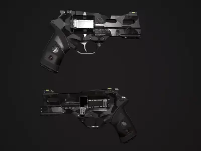 RHINO 40DS Sci-Fi or Cyberpunk Low-poly 3D model