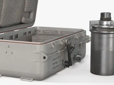  Apollo Sample Canister Housed in Protect Case 