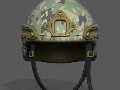 Helmet military combat soldier armor  Low-poly 3D model purchase