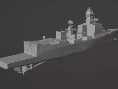 INS CHENNAI  3D model