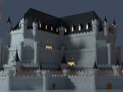 Castle Generator 01 3D model