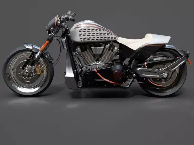 Harley-Davidson FXDR 114 - High Detail 3D Model 3D model