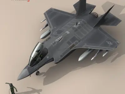 F35A - USAF 3D model purchase