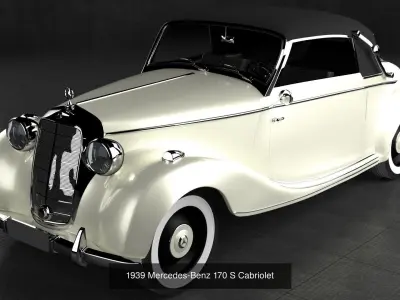 Old cars 3D Model Pack