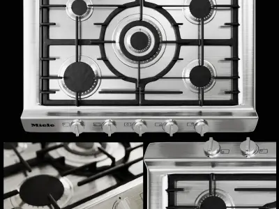 miele kitchen appliances Low-poly 3D model