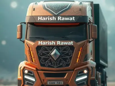 truck deign Low-poly 3D model