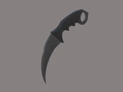 Intario ICK-Karambit-P4 Low-poly 3D model