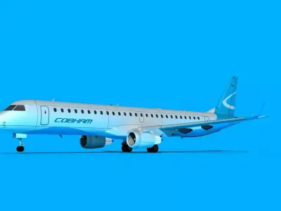 Embraer Emb-190 Cobham 1 3D model