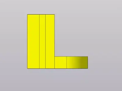 L-Shape Mounting Bracket with Clamp - Industrial Fixing Part 3D model