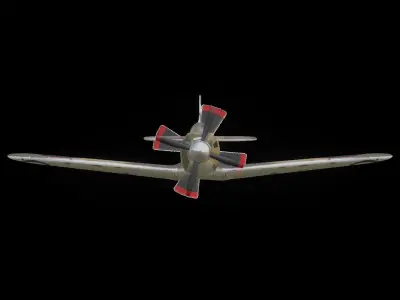 Spitfire 3D Model Low-poly 3D model