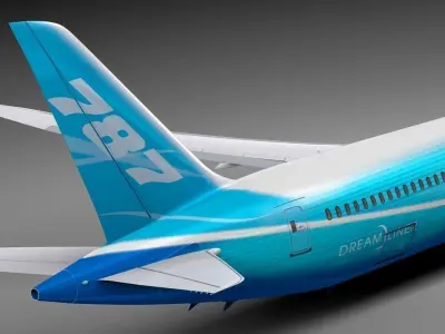 Boeing 787 Dreamliner 3D model purchase
