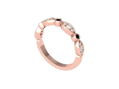 Wedding Ring  3D print model 89