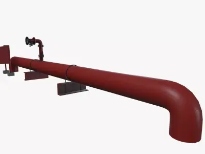 Fire Fighting Pipeline 3D model