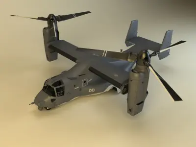 CV-22 Osprey USAF 3D model