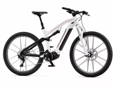 Advanced Full-Suspension Electric Mountain Bike 3D Model Low-poly 3D model