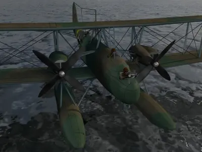 Heinkel He-59 D-1 3D model