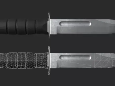 Fighting Knife Free 3D model