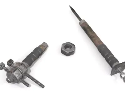 Homemade Melee Weapons Low-poly 3D model