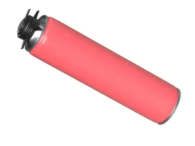 Polyurethane foam  750 ml open mockup 3D model