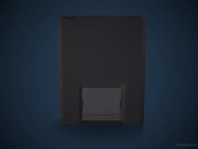 Sci-fi Locker Low Poly Game Asset Low-poly 3D model