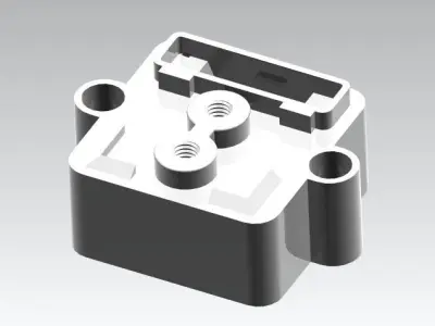 Mold plastic connector Free 3D model
