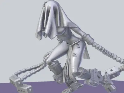 Arcofabulous Flagellant Set 1 3D print model
